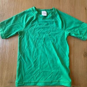 Hanna Andersson Vibrant Green Short Sleeve rash guard